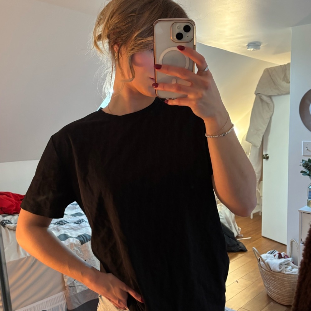 Dior Black and Red Relaxed Short Sleeve T-Shirt